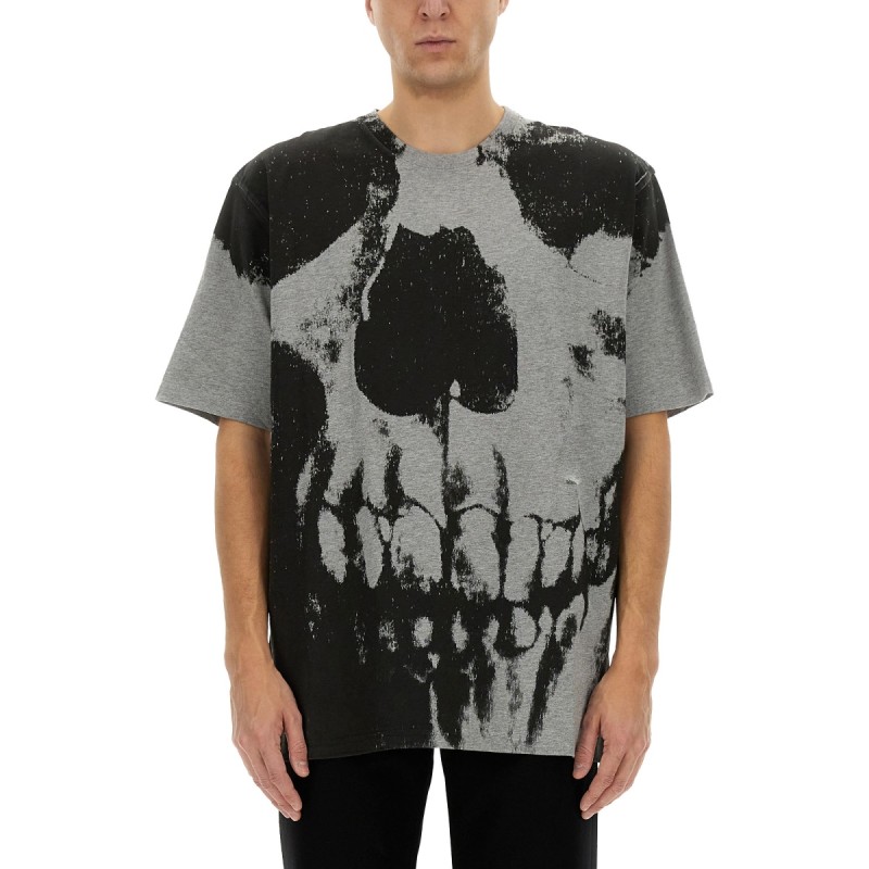 SKULL PRINT T-SHIRT