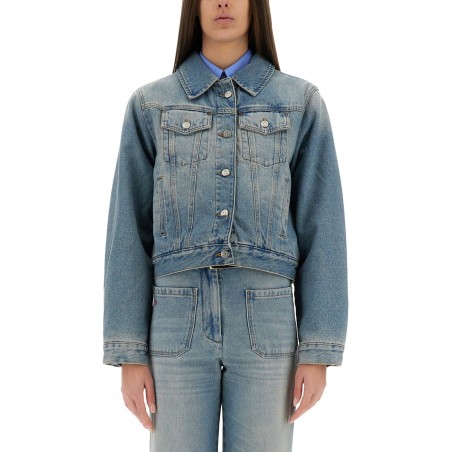 PADDED DENIM JACKET