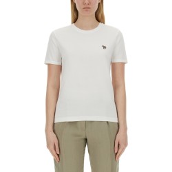 T-SHIRT WITH LOGO PATCH