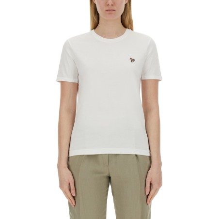 T-SHIRT WITH LOGO PATCH
