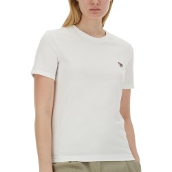 T-SHIRT WITH LOGO PATCH