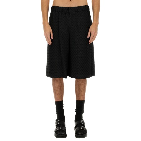 SKULL JACQUARD PATTERN SHORTS