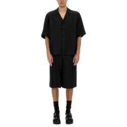 SKULL JACQUARD PATTERN SHORTS