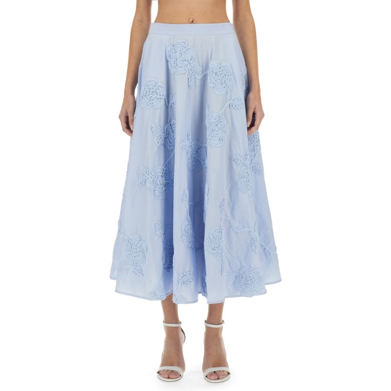 FLORAL MAXI SKIRT