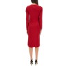 "SAFETY PIN" MIDI DRESS