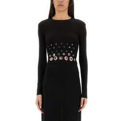 CROP TOP WITH EYELETS