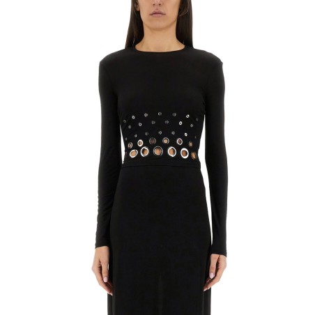 CROP TOP WITH EYELETS