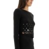 CROP TOP WITH EYELETS