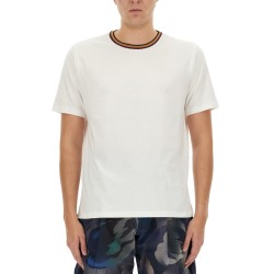 STRIPES LOGO COLLAR T-SHIRT
