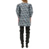 FLORAL JACQUARD MINI DRESS
