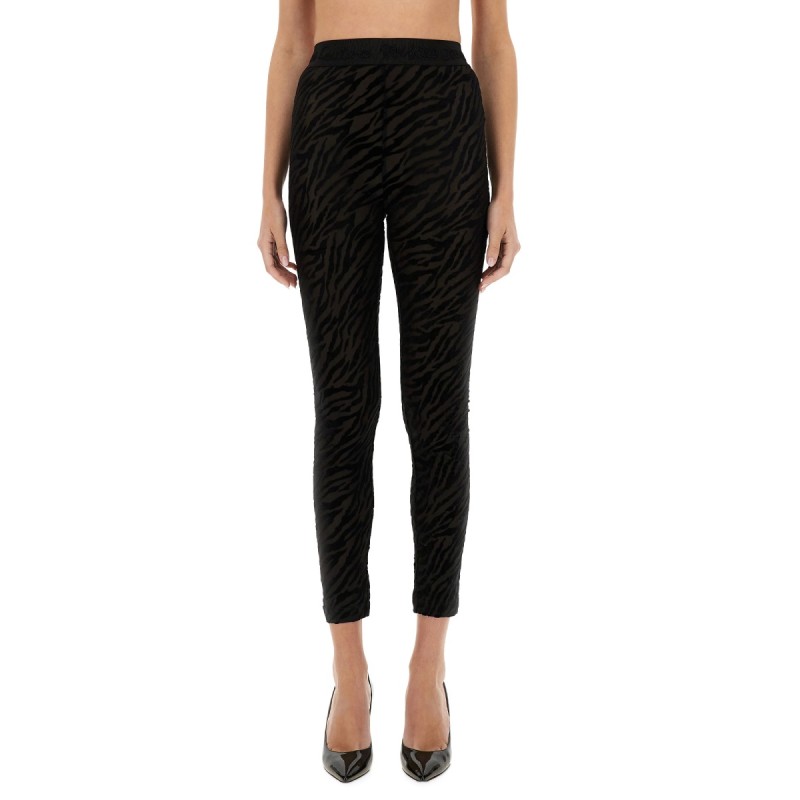 ZEBRA DEVORÉ LEGGINGS