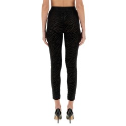 ZEBRA DEVORÉ LEGGINGS