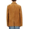 LEATHER OPENING BLAZER