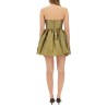 METALLIC JACQUARD MINI DRESS