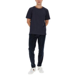 STRIPES LOGO COLLAR T-SHIRT
