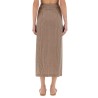 "MICRO STRIPE" LONGUETTE SKIRT