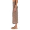 "MICRO STRIPE" LONGUETTE SKIRT