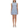 FLORAL LACE MINI DRESS