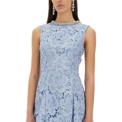 FLORAL LACE MINI DRESS