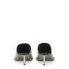 NAPPA LEATHER MULES WITH STUDS