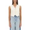 WOOL TAILORING SHORT VEST