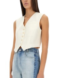 WOOL TAILORING SHORT VEST