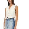 WOOL TAILORING SHORT VEST