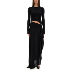 DRAPED DRESS