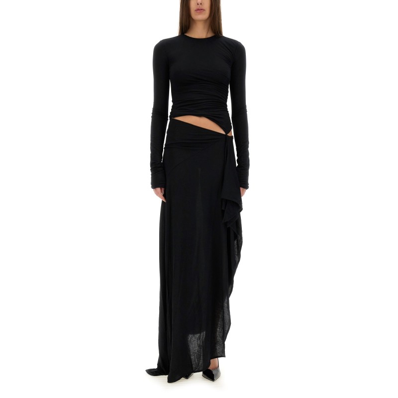 DRAPED DRESS