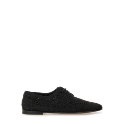 WOVEN FABRIC "DERBY" SHOE