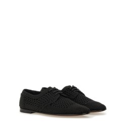 WOVEN FABRIC "DERBY" SHOE