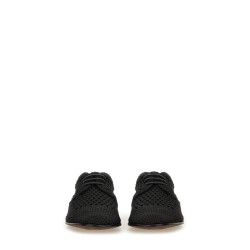 WOVEN FABRIC "DERBY" SHOE