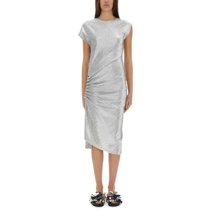 DRESS WITH DRAPE