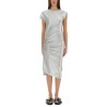 DRESS WITH DRAPE