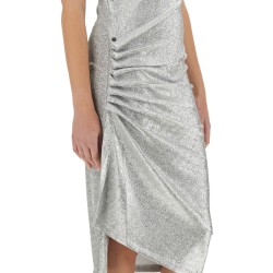 DRESS WITH DRAPE