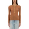 MERINO WOOL FINE KNIT "HENLEY" SHIRT