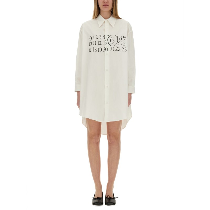 CHEMISIER DRESS WITH PRINT