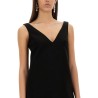3D SEQUINED CREPE MINI DRESS