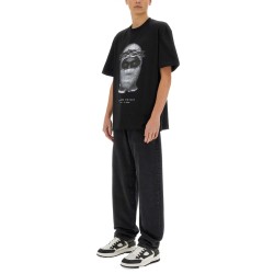 CROWN MASK PRINT T-SHIRT