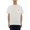 T-SHIRT WITH POCKET AND HEART PATCH