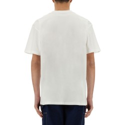 T-SHIRT WITH POCKET AND HEART PATCH