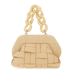 "TIA WEAVED STRAW" BAG