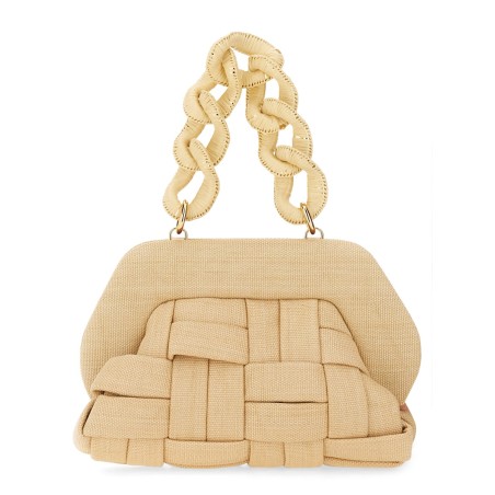 "TIA WEAVED STRAW" BAG