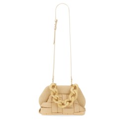 "TIA WEAVED STRAW" BAG