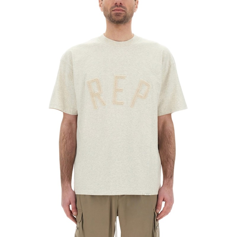 T-SHIRT WITH "REP" APPLICATION