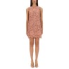 "A LINE" FLORAL LACE DRESS