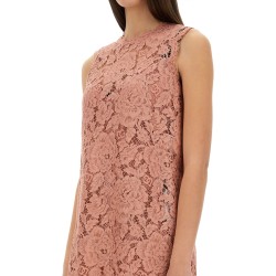 "A LINE" FLORAL LACE DRESS