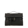 NAPPA LEATHER "TIE ME" CLUTCH