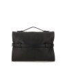 NAPPA LEATHER "TIE ME" CLUTCH