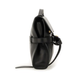NAPPA LEATHER "TIE ME" CLUTCH